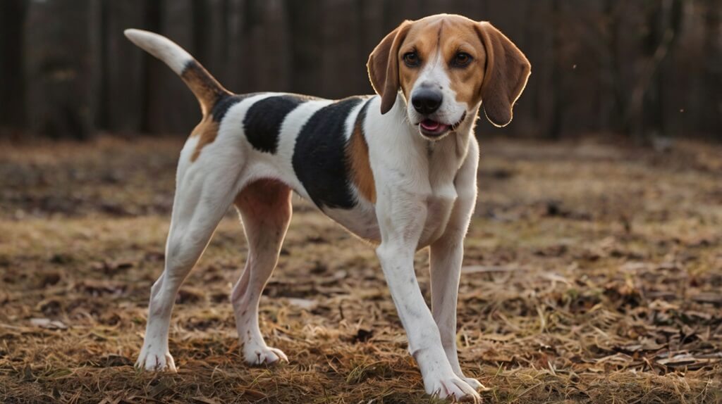 craft a photo of American Foxhound