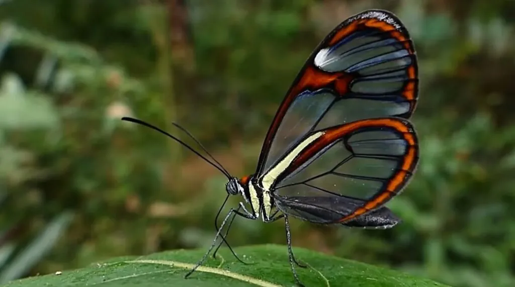  beautiful animal Glass-winged Butterfly - most beautiful animals in the world